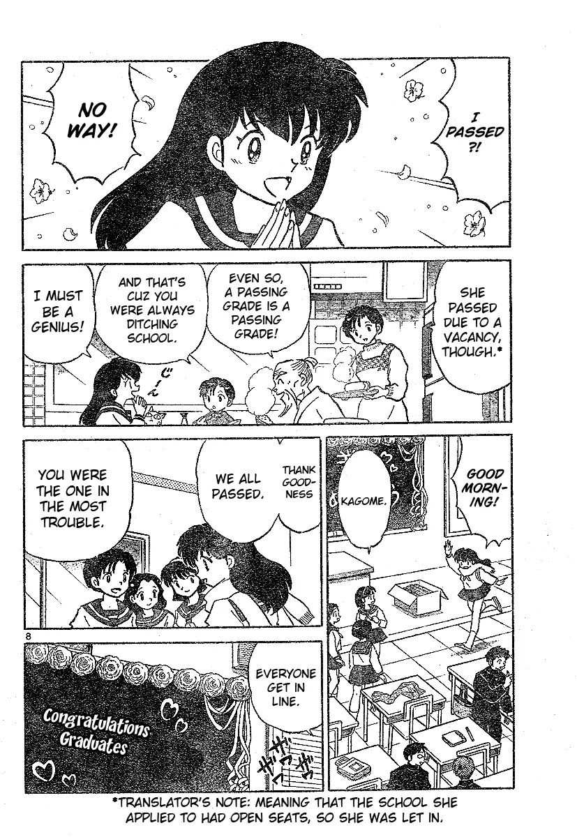 InuYasha Chapter 530 page 9 - Chapter 530: Graduation