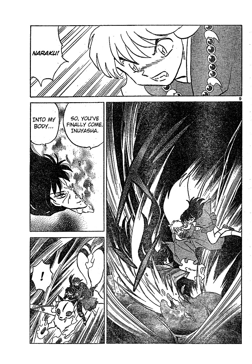 InuYasha Chapter 532 page 9 - Chapter 532: Inside Naraku's Body
