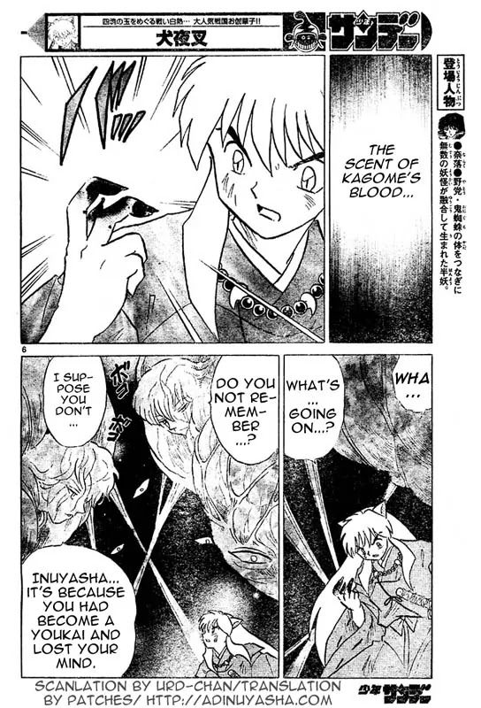 InuYasha Chapter 535 page 6 - Chapter 535: Naraku's Darkness
