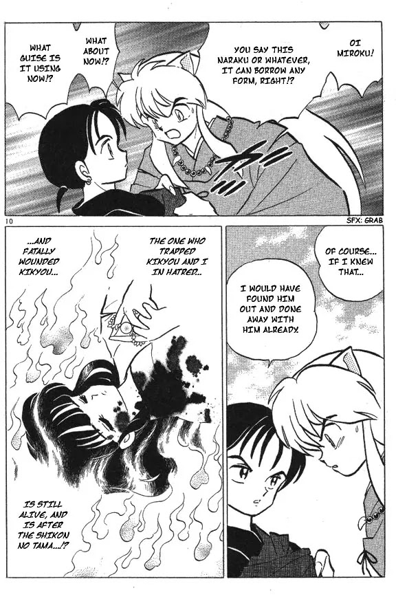 InuYasha Chapter 54 page 10 - Chapter 54: The Cursed Hand