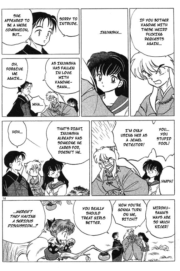 InuYasha Chapter 54 page 14 - Chapter 54: The Cursed Hand