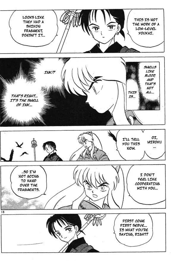 InuYasha Chapter 54 page 18 - Chapter 54: The Cursed Hand