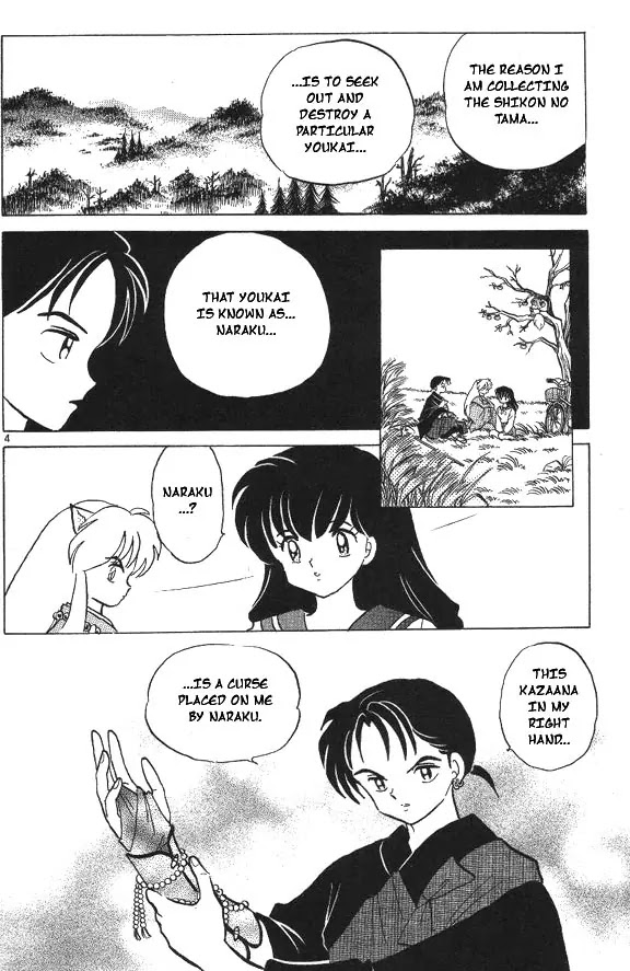 InuYasha Chapter 54 page 4 - Chapter 54: The Cursed Hand