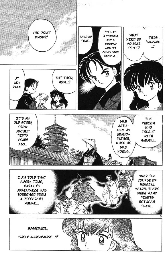 InuYasha Chapter 54 page 5 - Chapter 54: The Cursed Hand