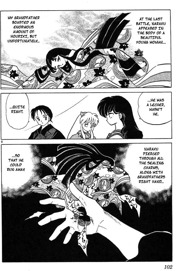 InuYasha Chapter 54 page 6 - Chapter 54: The Cursed Hand