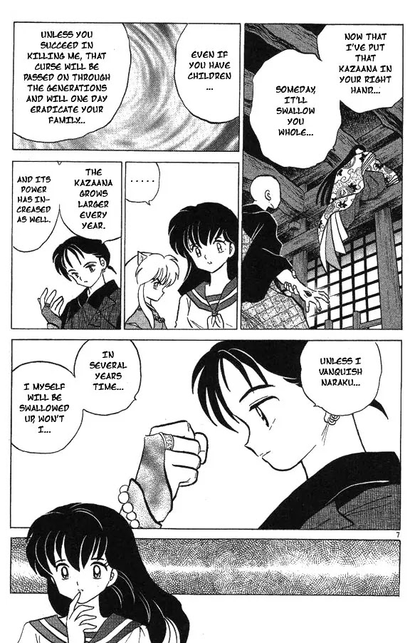InuYasha Chapter 54 page 7 - Chapter 54: The Cursed Hand