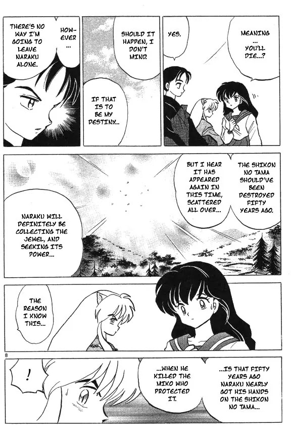 InuYasha Chapter 54 page 8 - Chapter 54: The Cursed Hand
