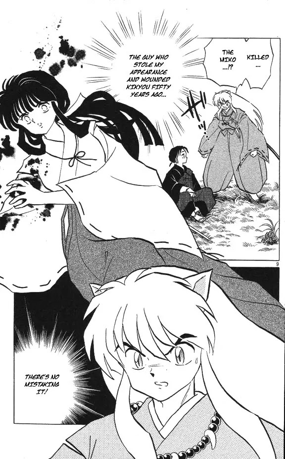 InuYasha Chapter 54 page 9 - Chapter 54: The Cursed Hand