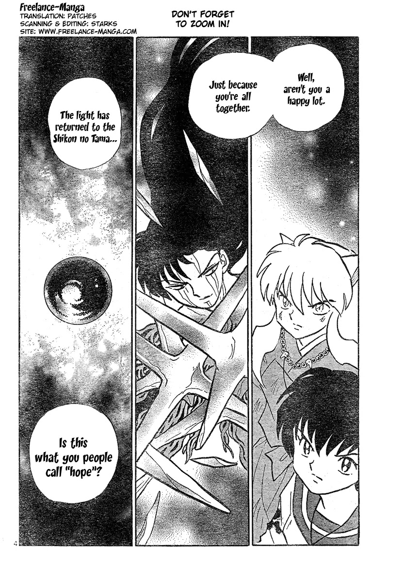 InuYasha Chapter 550 page 4 - Chapter 550: Collapse