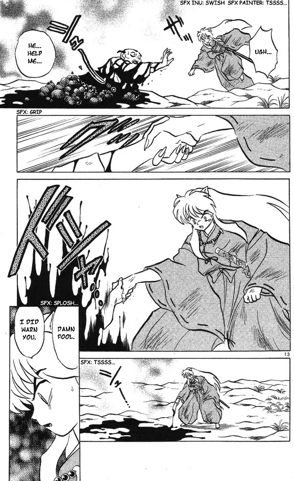 InuYasha Chapter 58 page 13 - Chapter 58: Tainted Ink