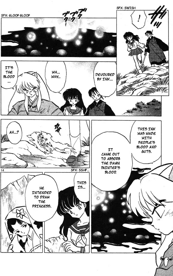 InuYasha Chapter 58 page 14 - Chapter 58: Tainted Ink