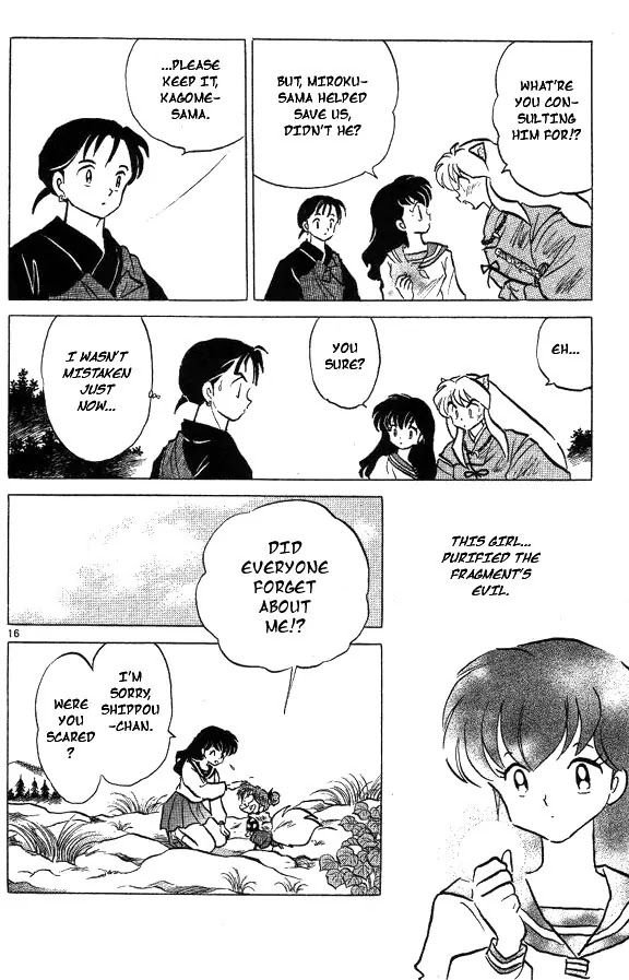 InuYasha Chapter 58 page 16 - Chapter 58: Tainted Ink