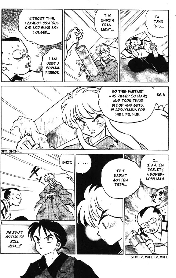 InuYasha Chapter 58 page 8 - Chapter 58: Tainted Ink