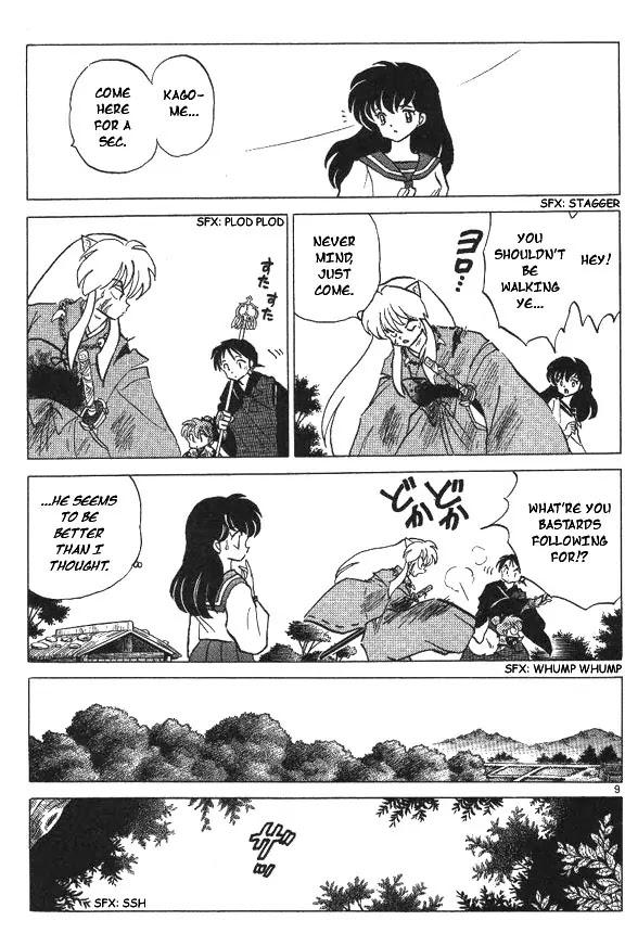 InuYasha Chapter 64 page 9 - Chapter 64: Parting
