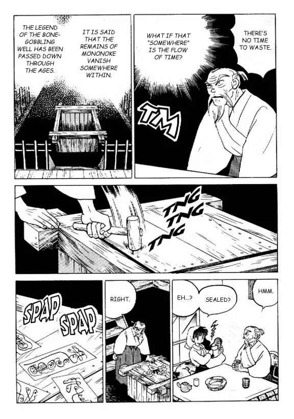InuYasha Chapter 7 page 16 - Chapter 7: The Bone-gobbling Well