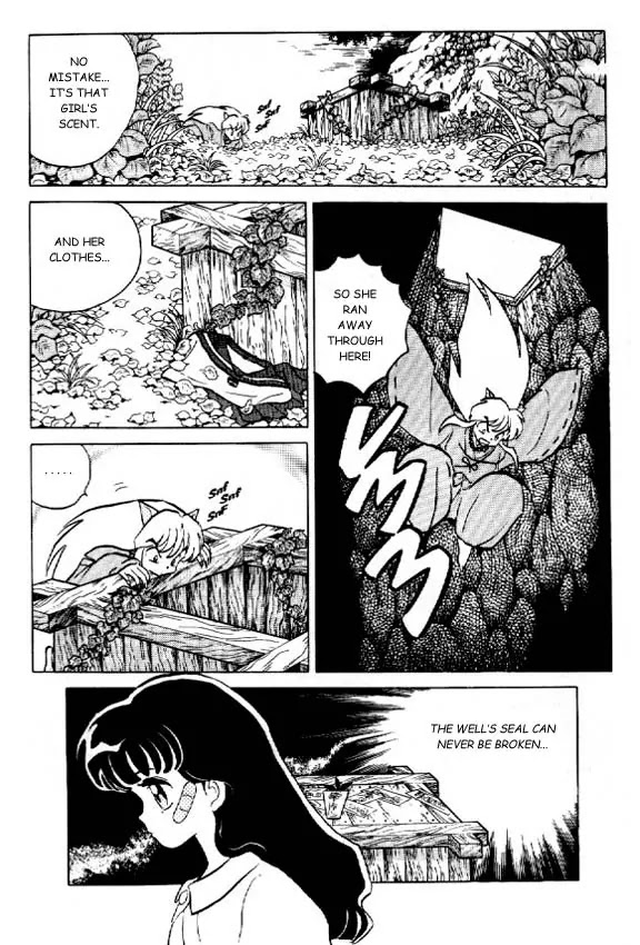 InuYasha Chapter 7 page 18 - Chapter 7: The Bone-gobbling Well