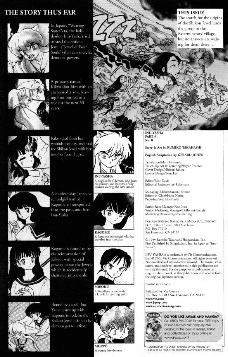 InuYasha Chapter 87 page 3 - Chapter 87: The Ambush