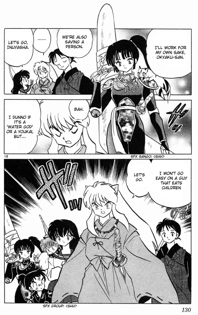 InuYasha Chapter 95 page 18 - Chapter 95: Water God