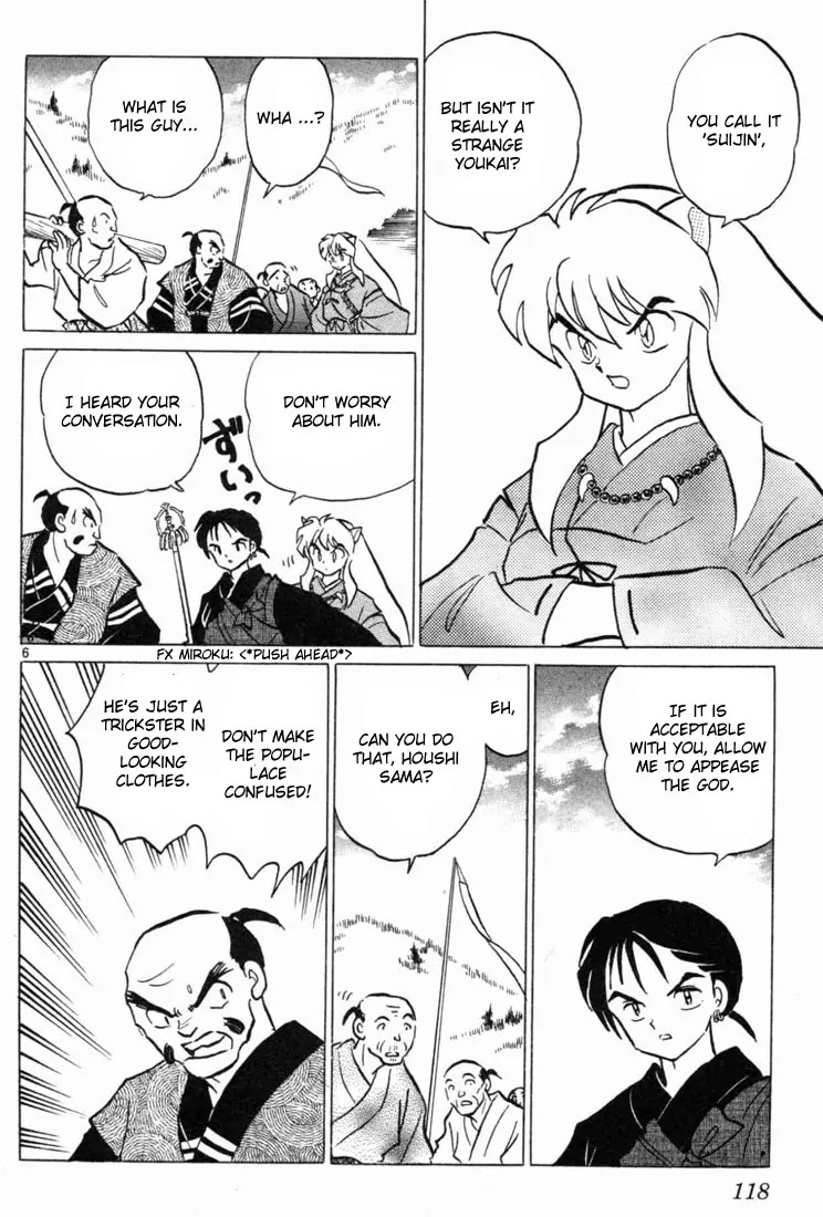 InuYasha Chapter 95 page 6 - Chapter 95: Water God