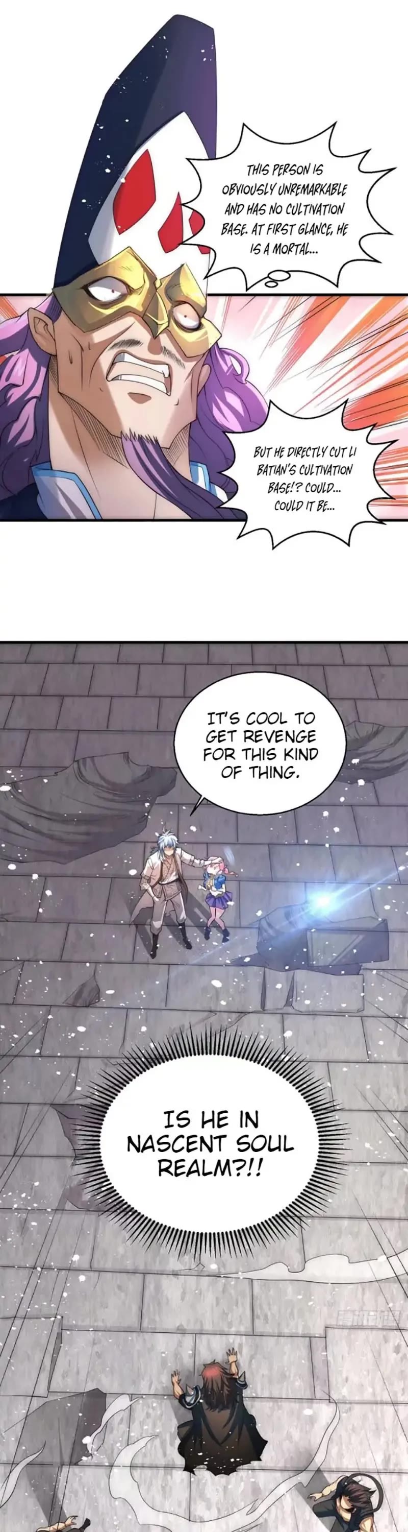 Invincible at the Start Chapter 5 page 15 - Chapter 5: Golden Core suppressed to Qi Refining