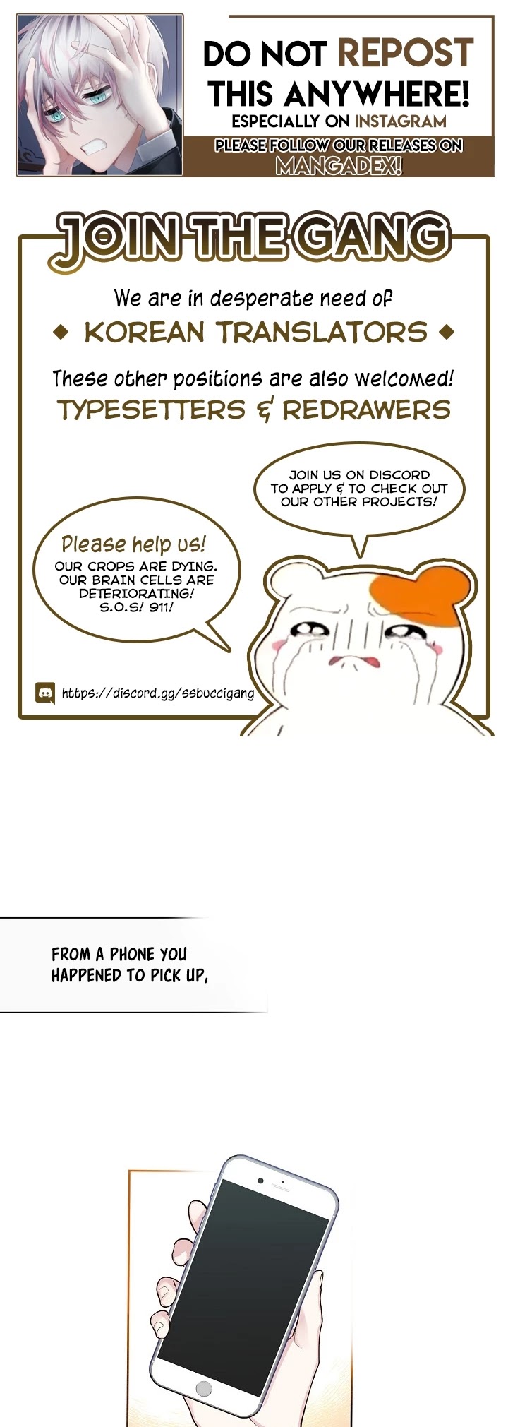 Invitation of Mystic Messenger Chapter 0 page 1 - Chapter 0: Prologue