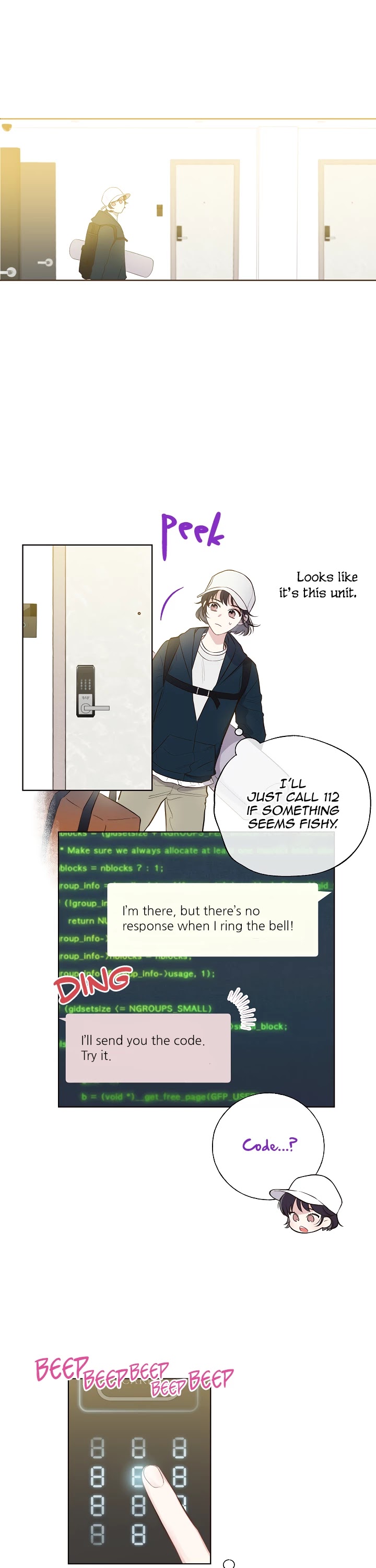 Invitation of Mystic Messenger Chapter 2 page 12 - Chapter 2