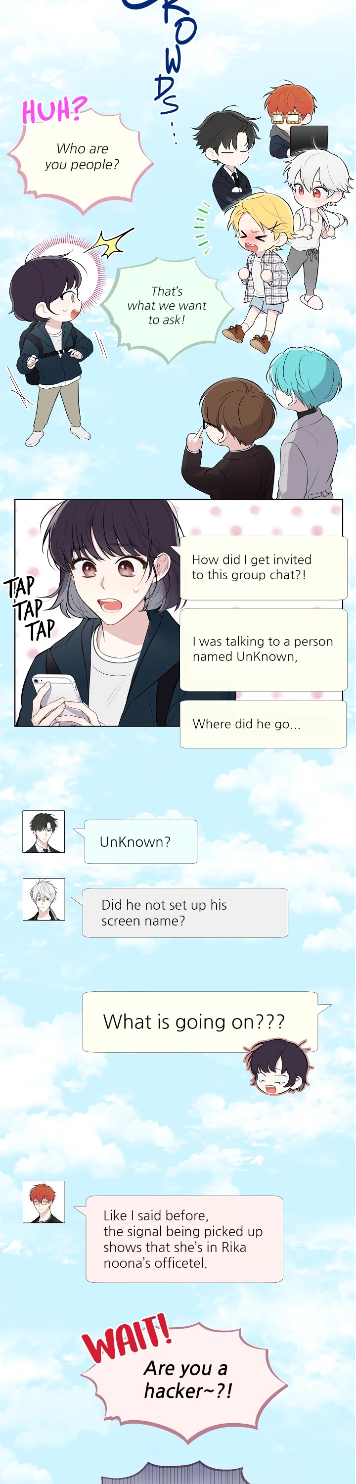 Invitation of Mystic Messenger Chapter 2 page 19 - Chapter 2