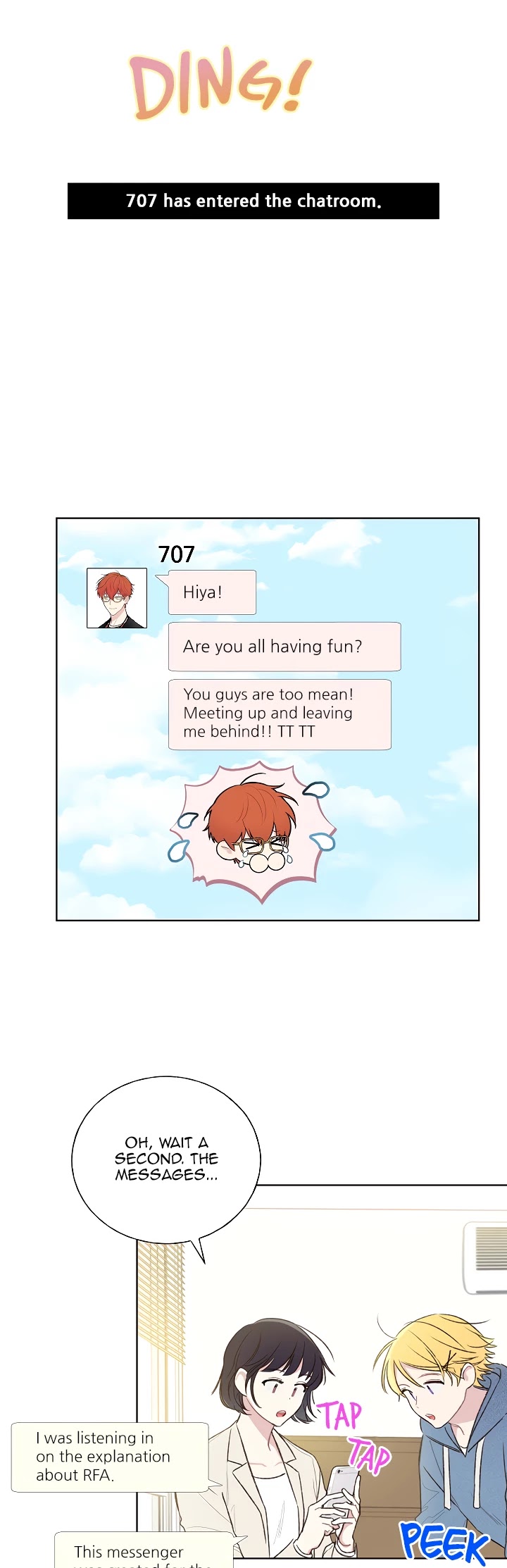 Invitation of Mystic Messenger Chapter 4 page 19 - Chapter 4