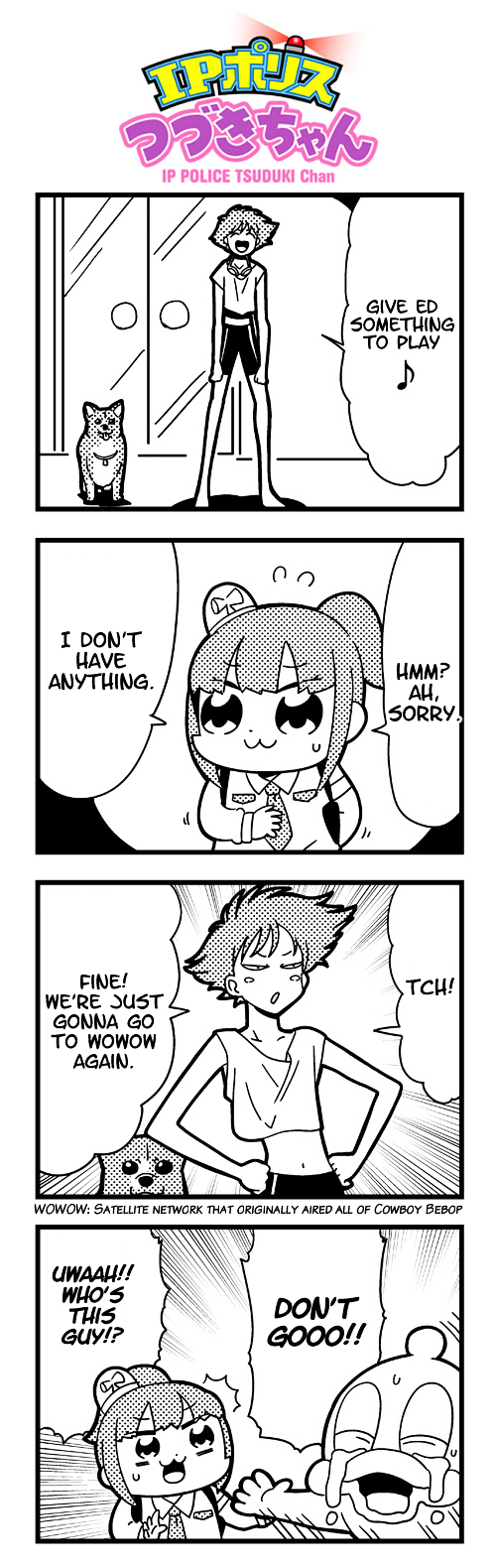 IP Police Tsuduki-chan Chapter 3 page 4 - Chapter 3 : Cowboy Bebop Edition