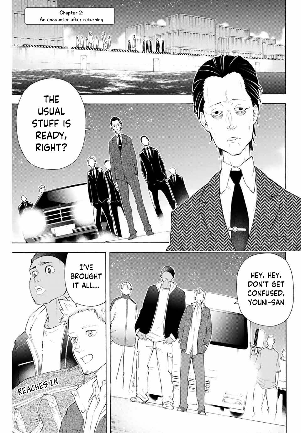 Ippanjin Enpou Yori Kaeru. Mata Hatara Kaneba! Chapter 2 page 2 - Chapter 2: An Encounter After Returning