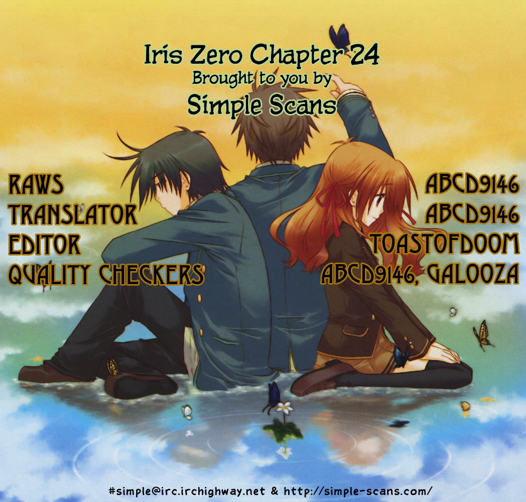 Iris Zero Chapter 24 page 1 - Chapter 24: The Thing That Doesn't Overlap