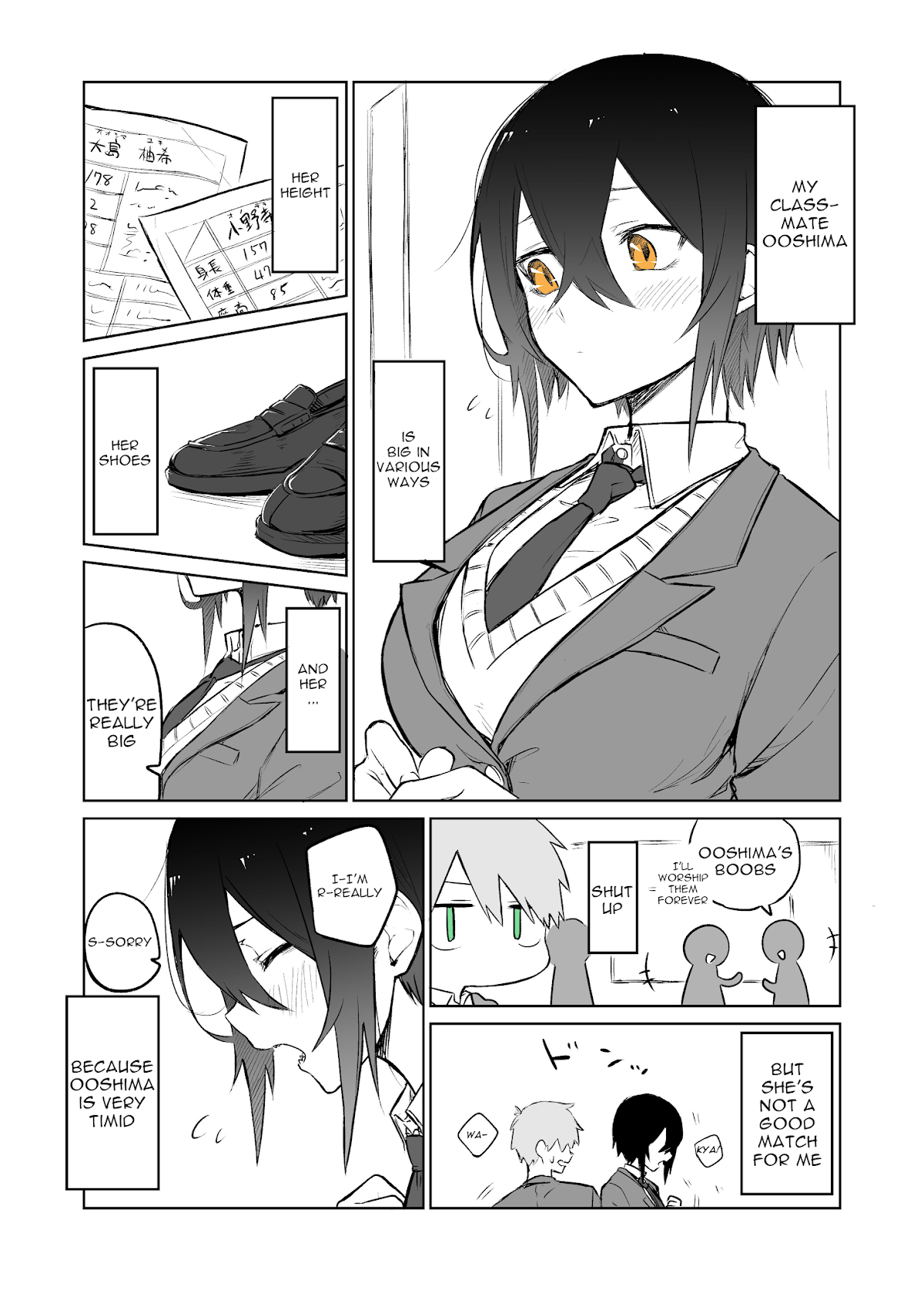 Iroiro to Ookii Onnanoko Chapter 1 page 1 - Chapter 1