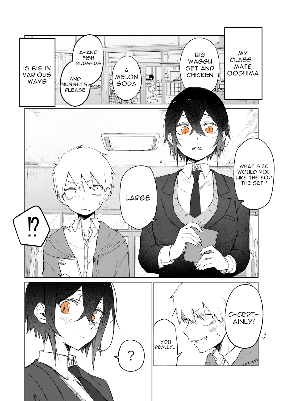 Iroiro to Ookii Onnanoko Chapter 2 page 1 - Chapter 2