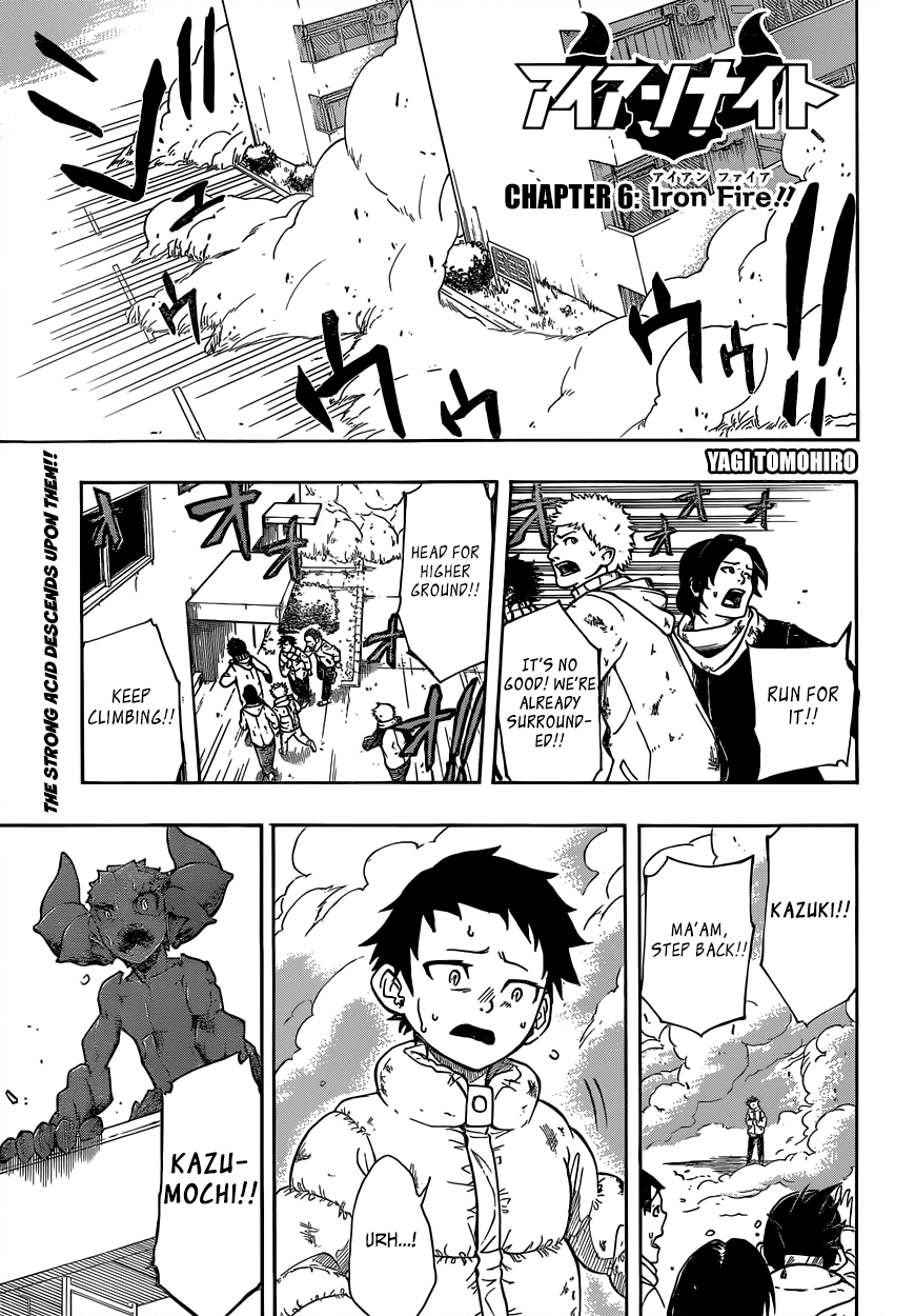 Iron Knight Chapter 6.2 page 2 - Chapter 6 v2 : Iron Fire!!