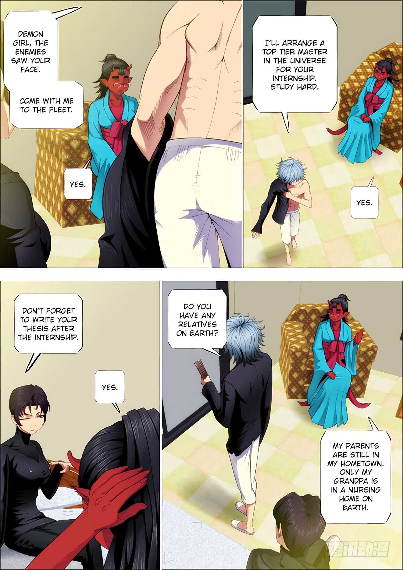 Iron Ladies Chapter 250 page 1 - Chapter 250: Fleet Admiral Mu is Online