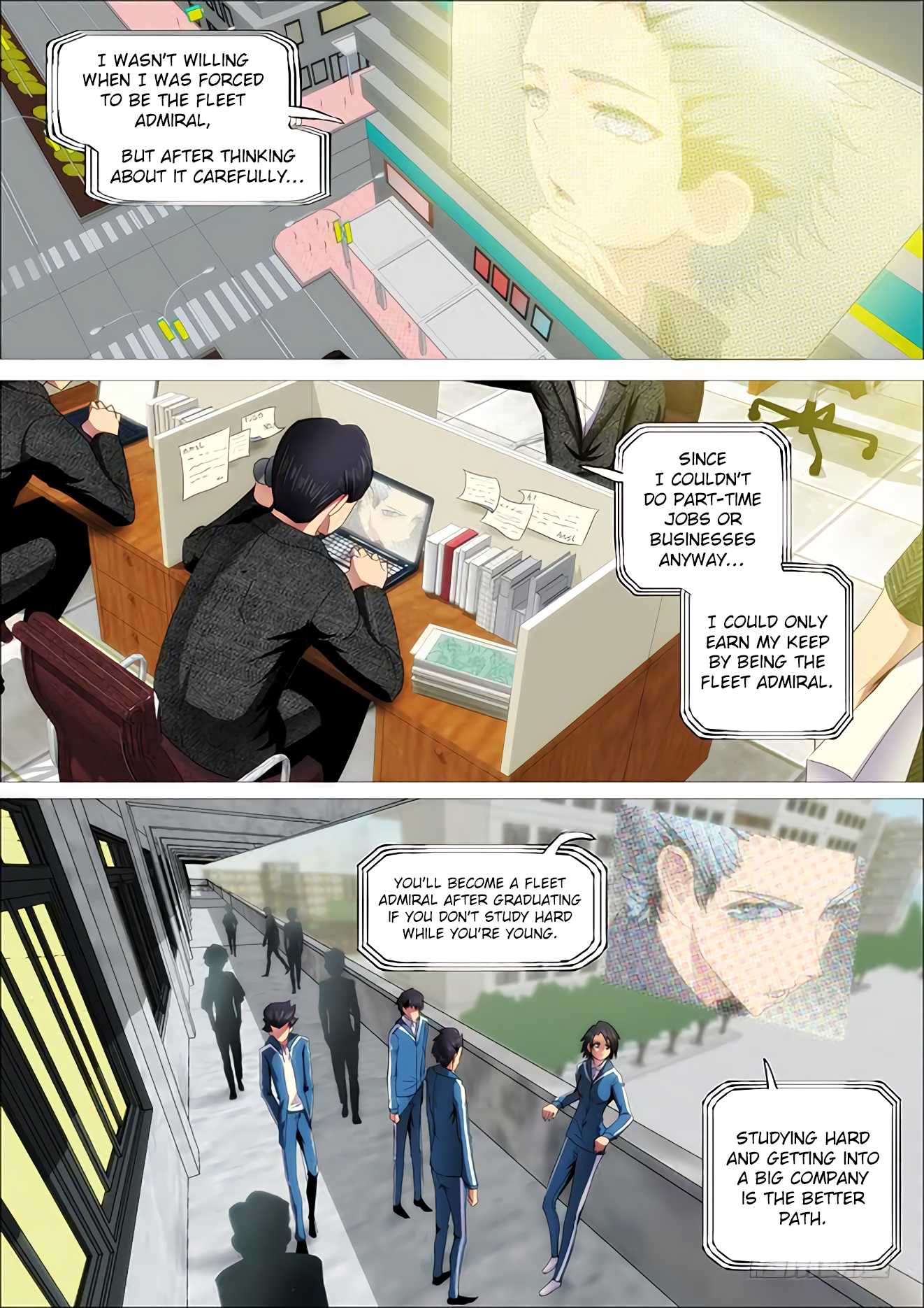 Iron Ladies Chapter 250 page 13 - Chapter 250: Fleet Admiral Mu is Online