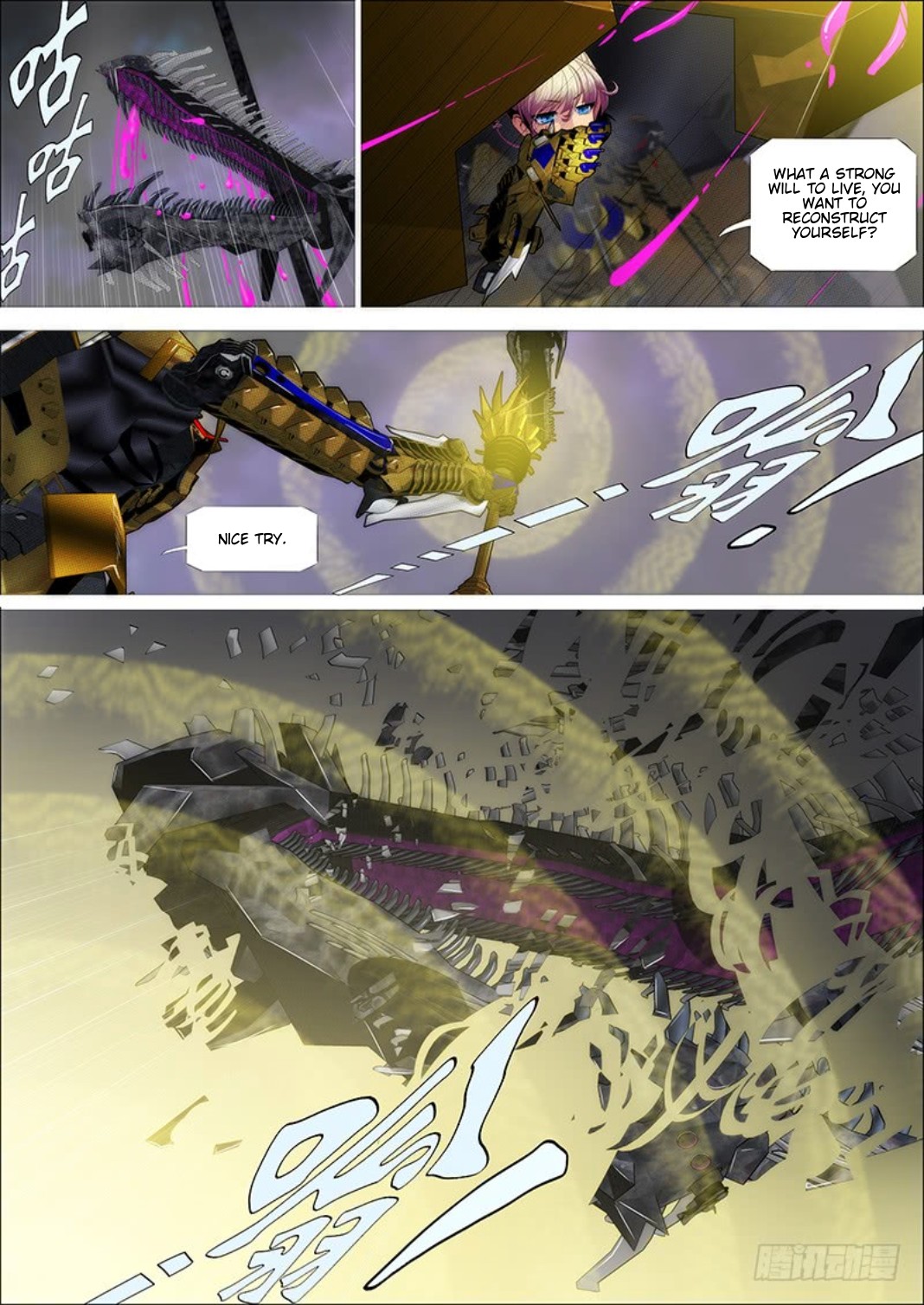 Iron Ladies Chapter 295 page 11 - Chapter 295: Mad Golden Battle Form
