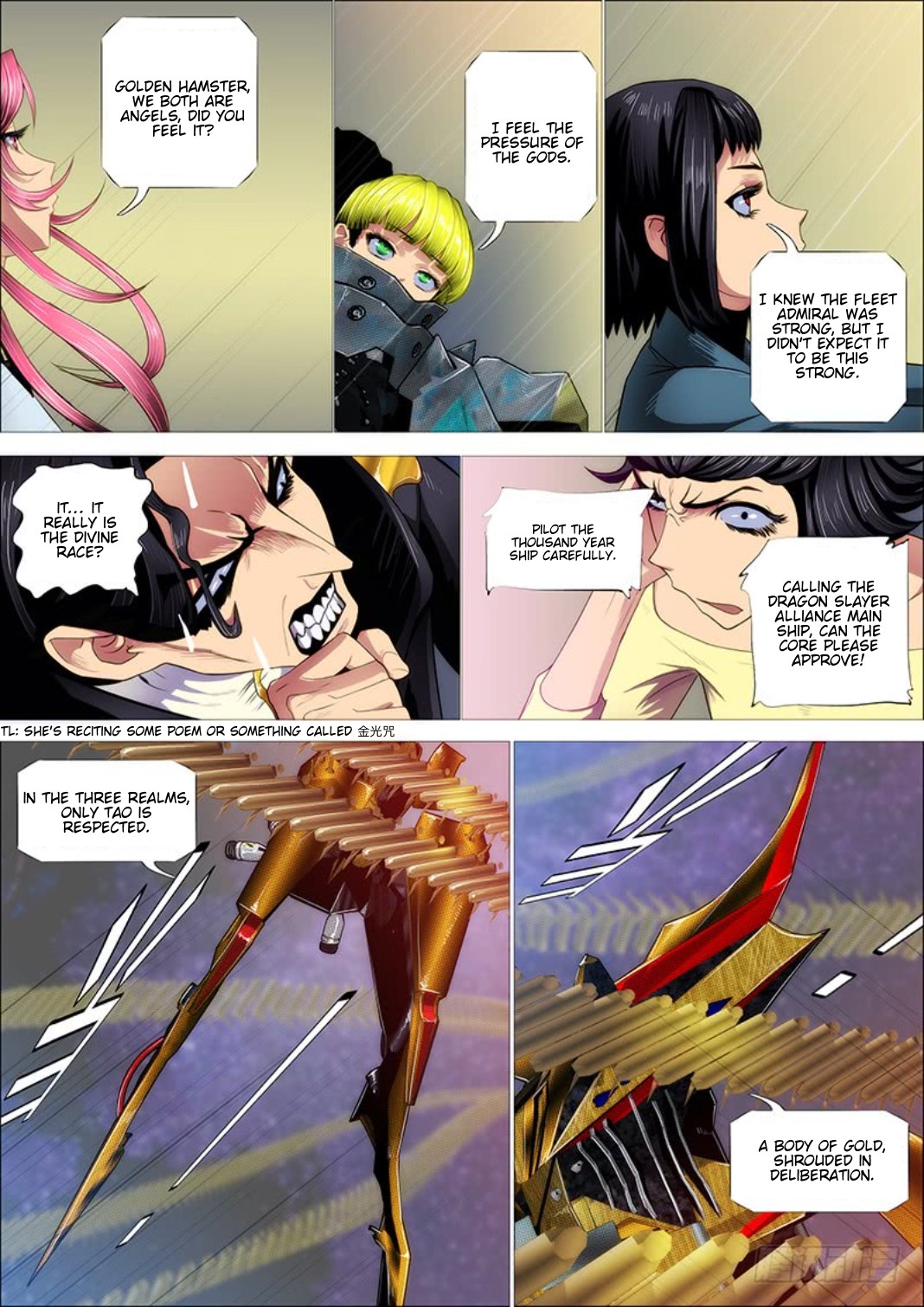 Iron Ladies Chapter 295 page 8 - Chapter 295: Mad Golden Battle Form