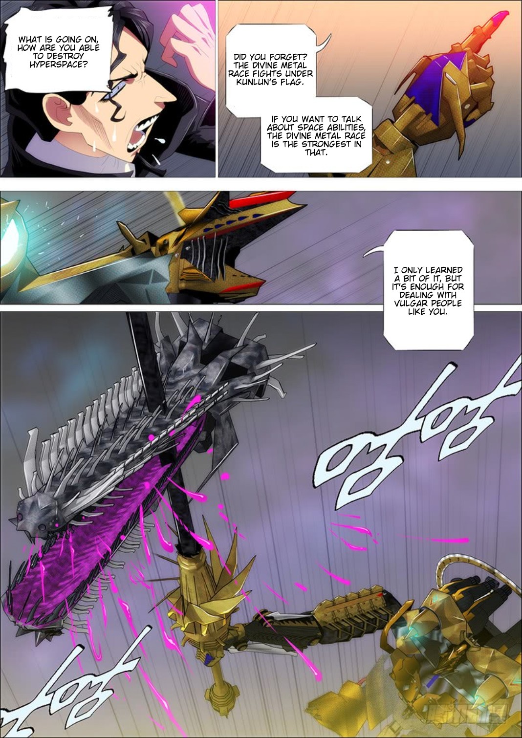 Iron Ladies Chapter 295 page 9 - Chapter 295: Mad Golden Battle Form