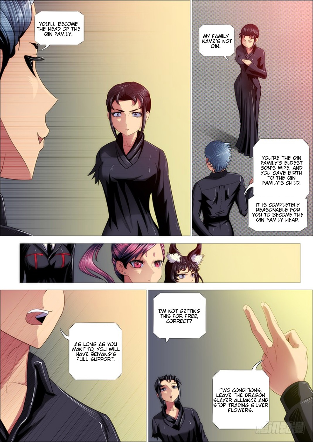 Iron Ladies Chapter 306 page 14 - Chapter 306: New Family Head