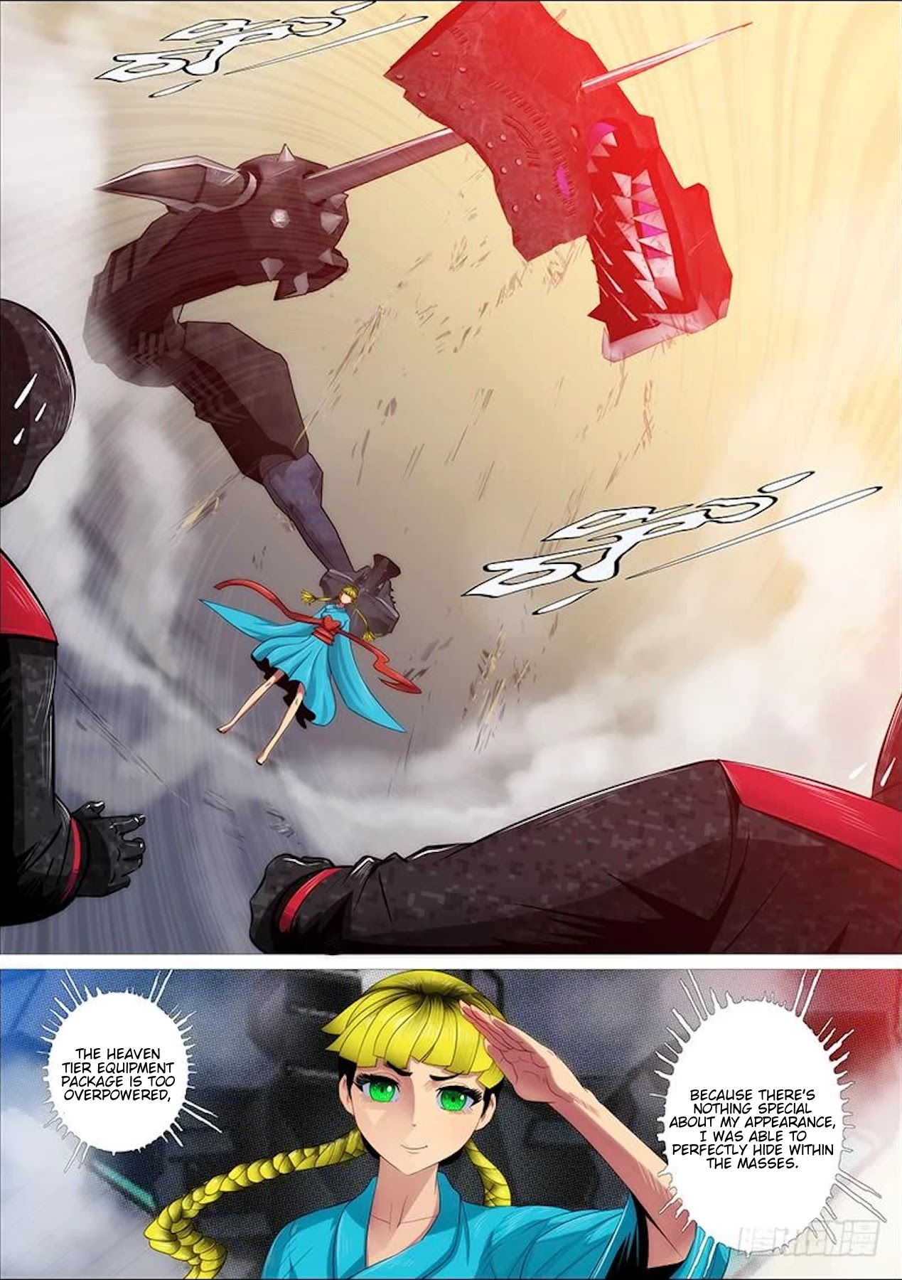 Iron Ladies Chapter 312 page 11 - Chapter 312: Four Armed Mecha