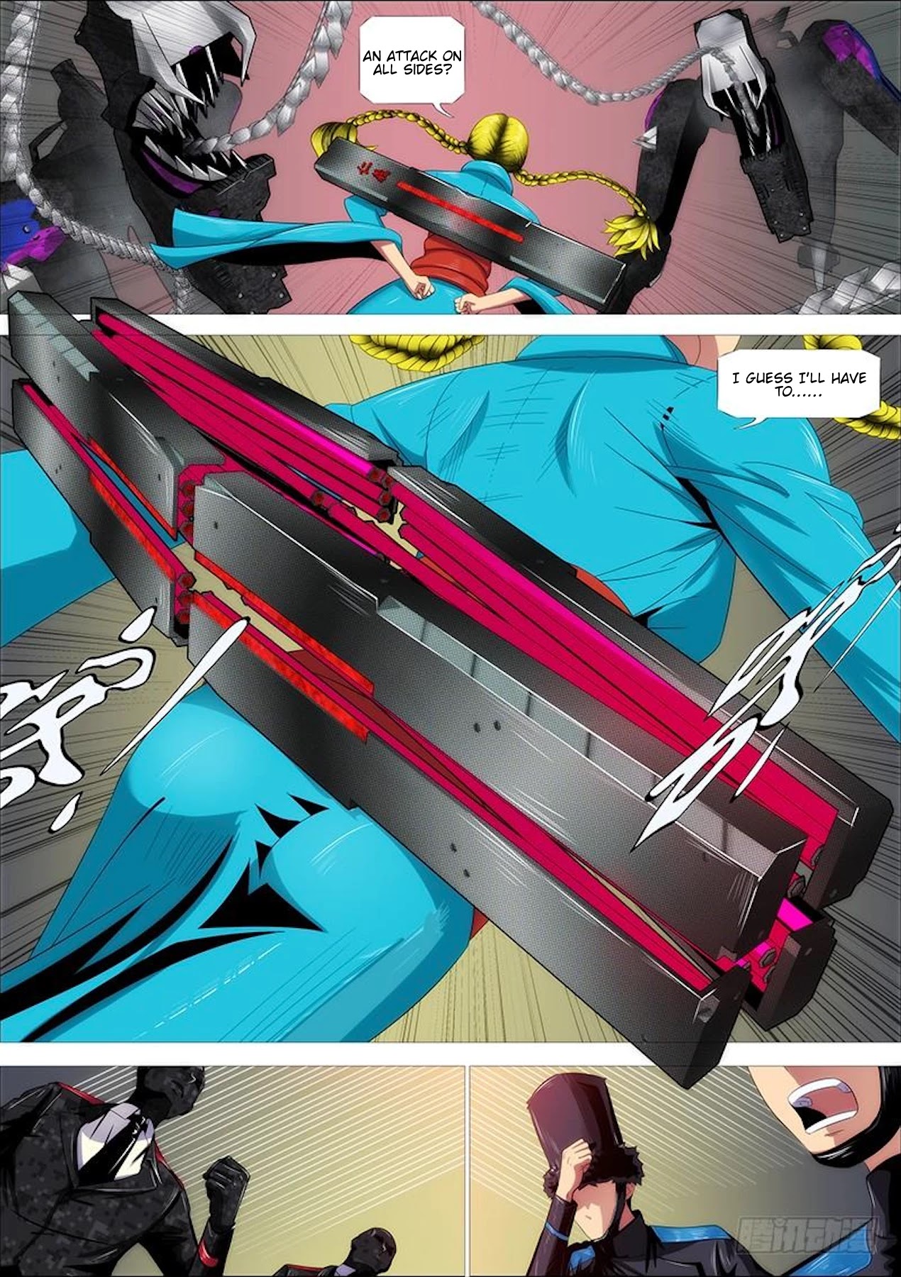 Iron Ladies Chapter 312 page 3 - Chapter 312: Four Armed Mecha