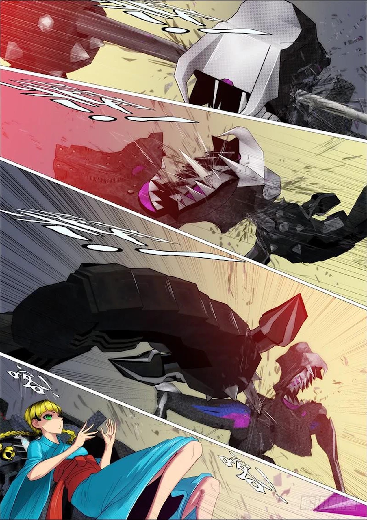 Iron Ladies Chapter 312 page 8 - Chapter 312: Four Armed Mecha
