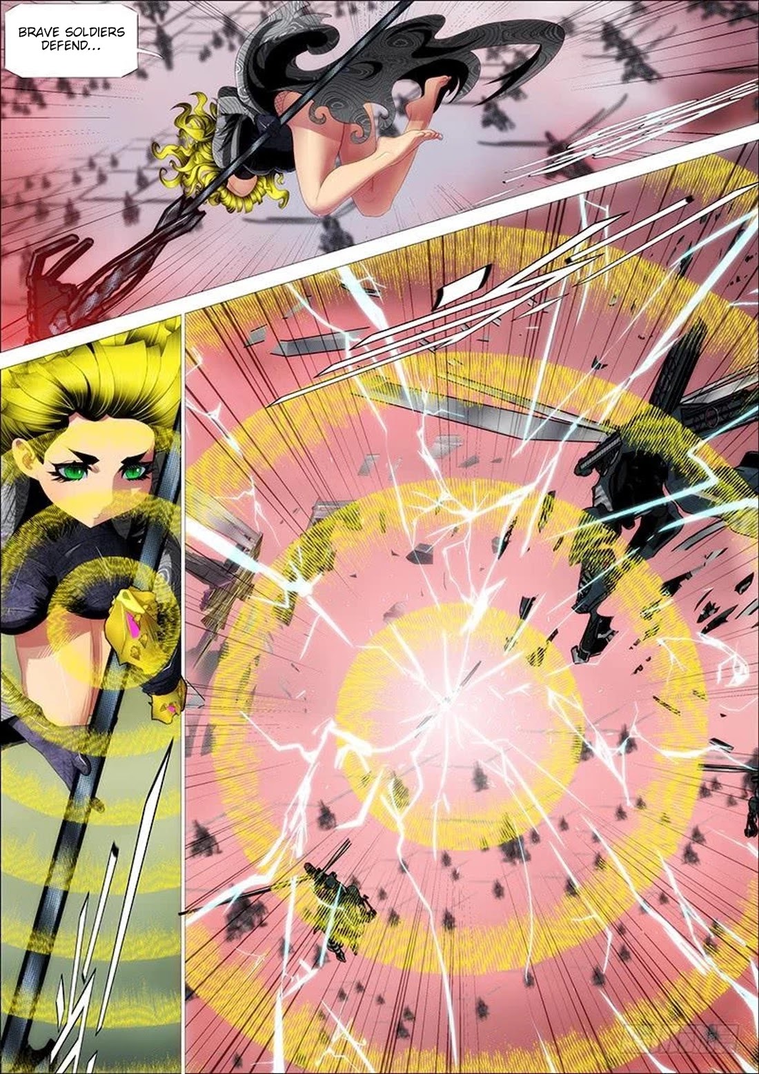 Iron Ladies Chapter 328 page 12 - Chapter 328: Using Flesh to defend against Iron