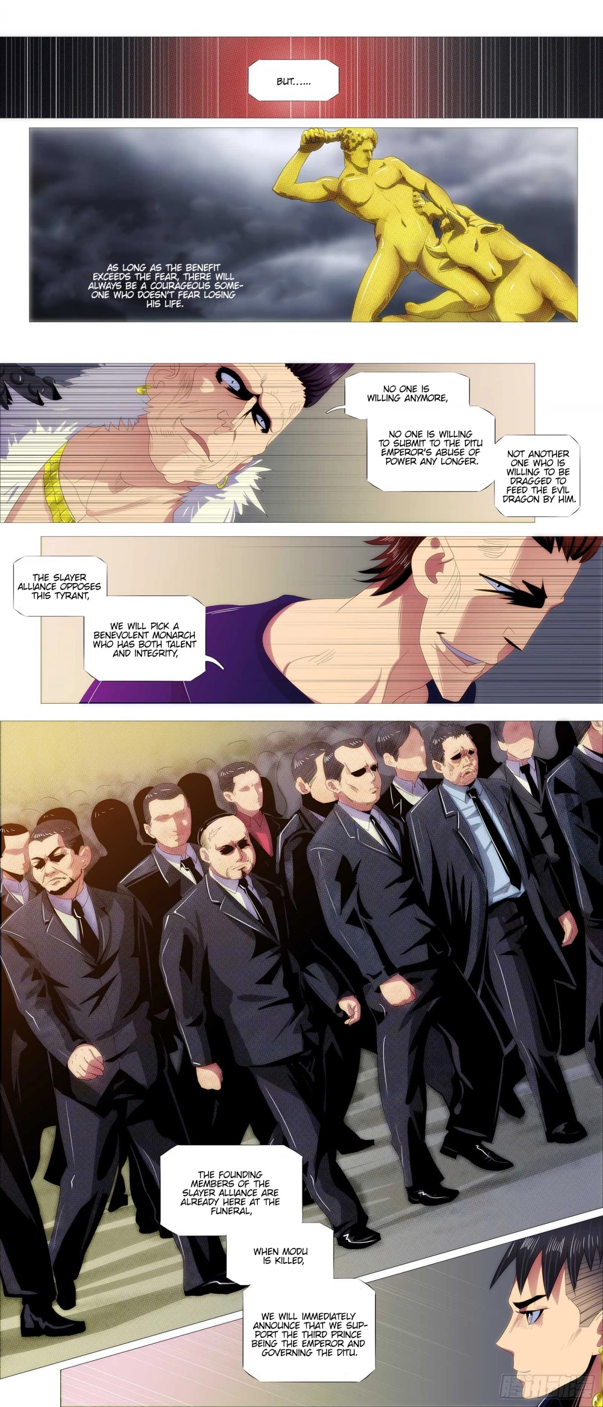 Iron Ladies Chapter 373 page 4 - Chapter 373: God-father resigns and smiles