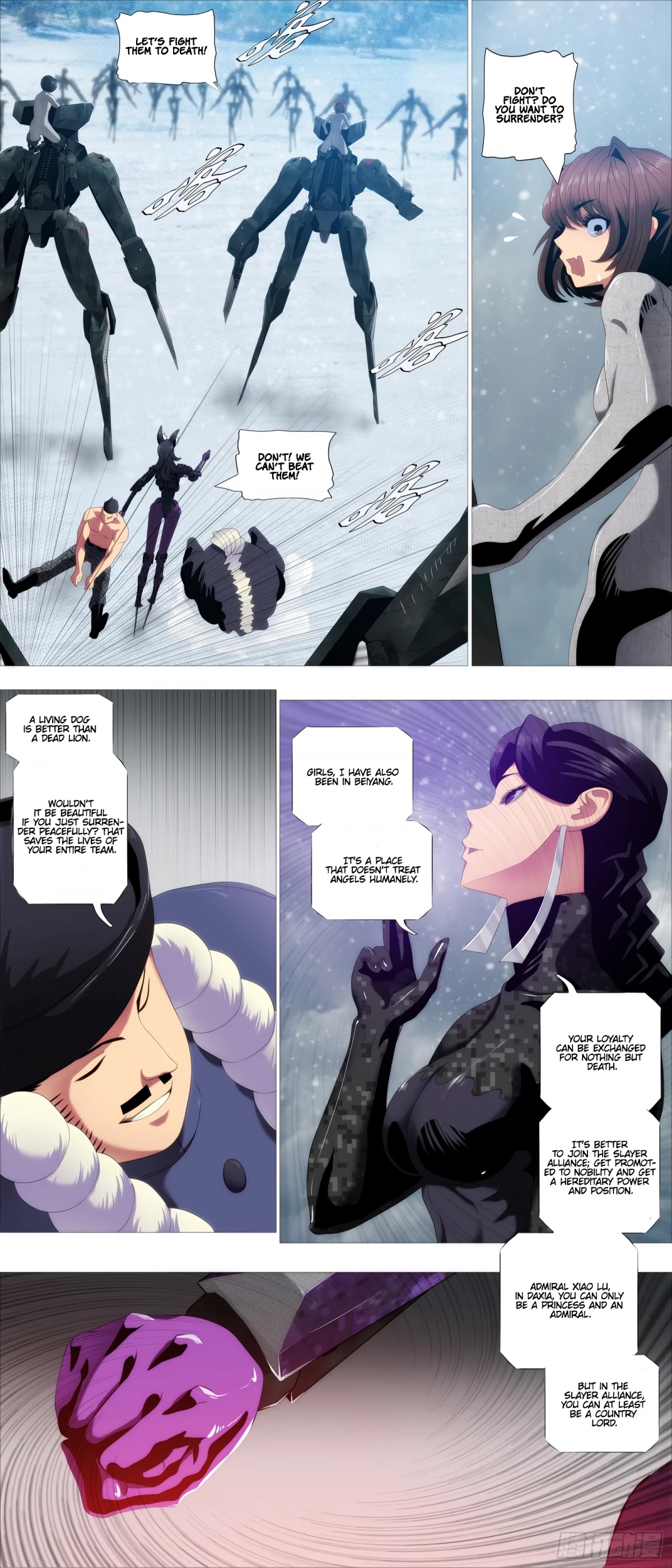 Iron Ladies Chapter 389 page 13 - Chapter 389: Surrender with courtesy