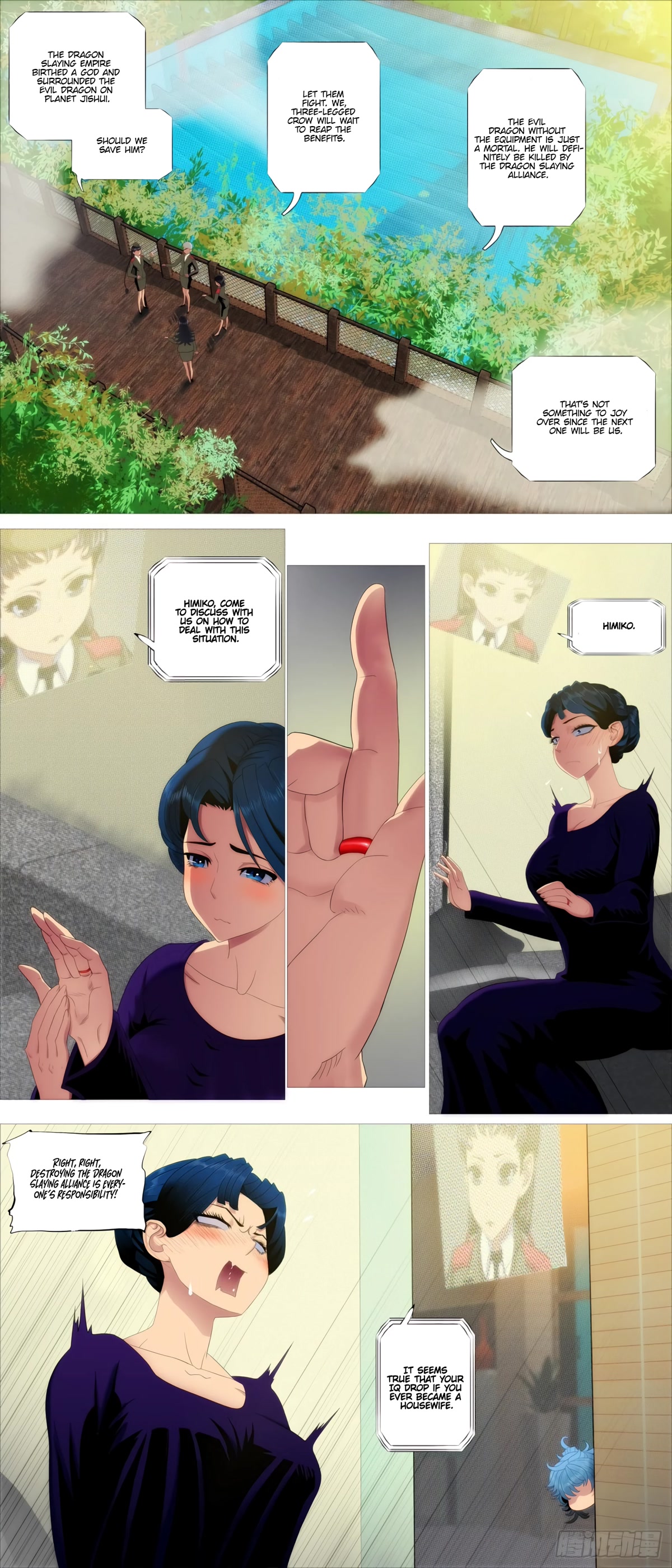 Iron Ladies Chapter 409 page 11 - Chapter 409: Just sitting on the fence