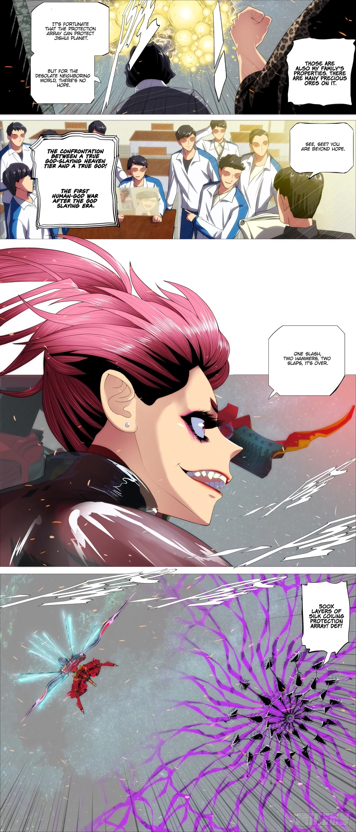Iron Ladies Chapter 424 page 3 - Chapter 424: [Blood forged]’s meaning