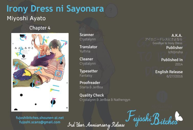 Irony Dress ni Sayonara Chapter 4 page 1 - Chapter 4