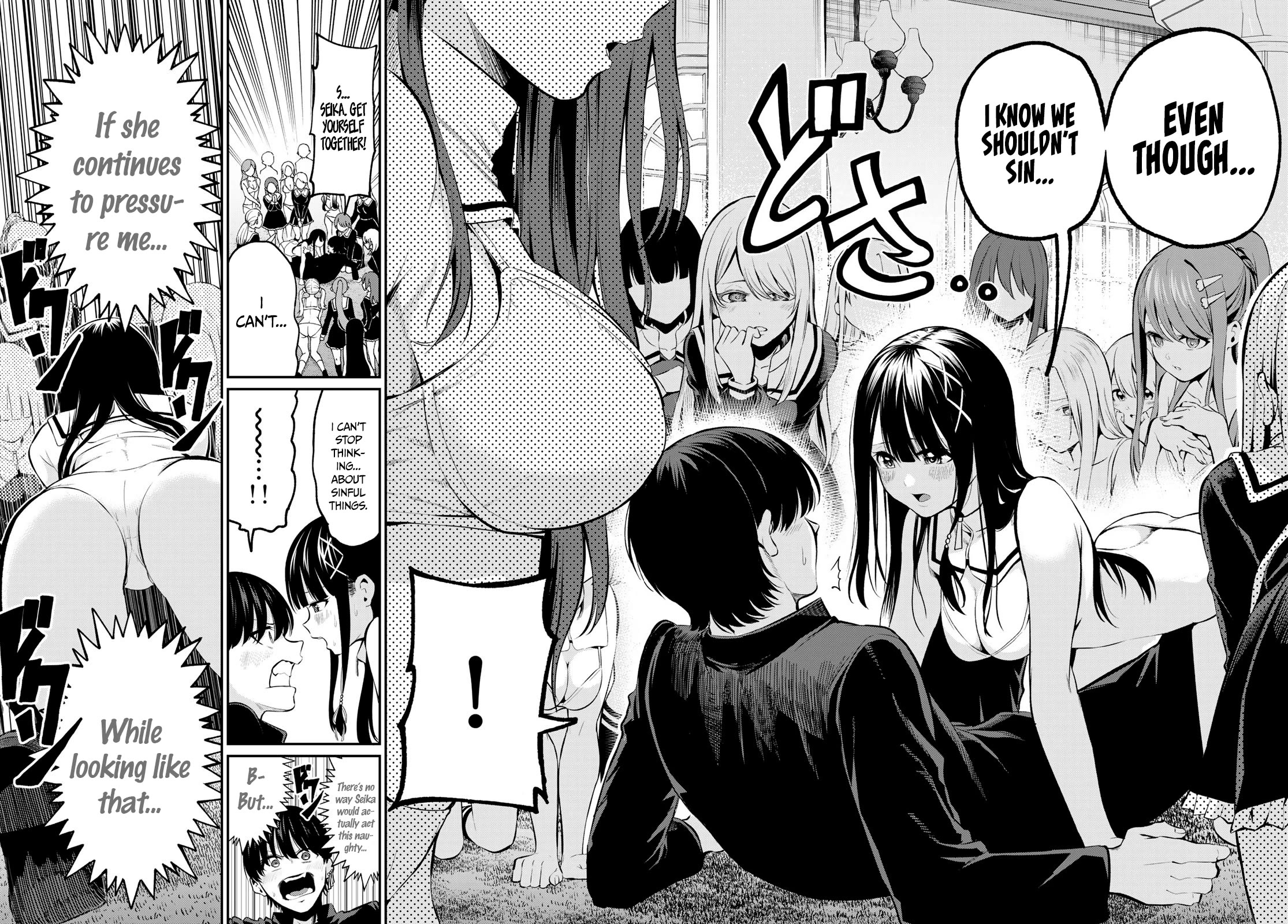 Irozuku Monochrome Chapter 1 page 50 - Chapter 1: The lustful demon and the pure maidens